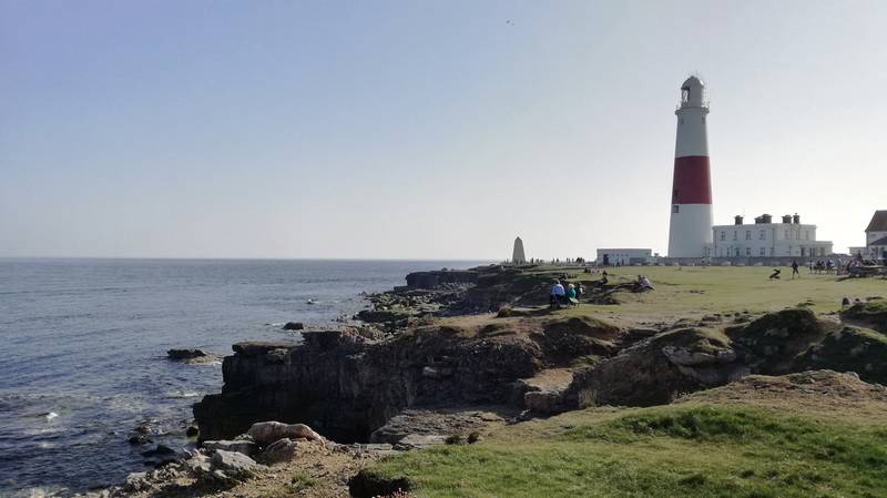 weymouth portland dorset england uk - The lighthouse in Portland Bill