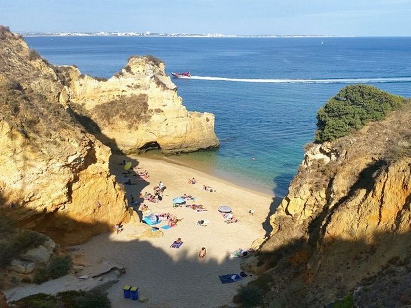 7 Most beautiful beaches of the Algarve Region in Portugal - Praia do Pinhão