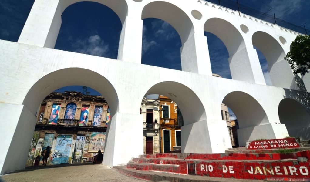 Arcos da Lapa in the city of Rio de Janeiro in Brazil