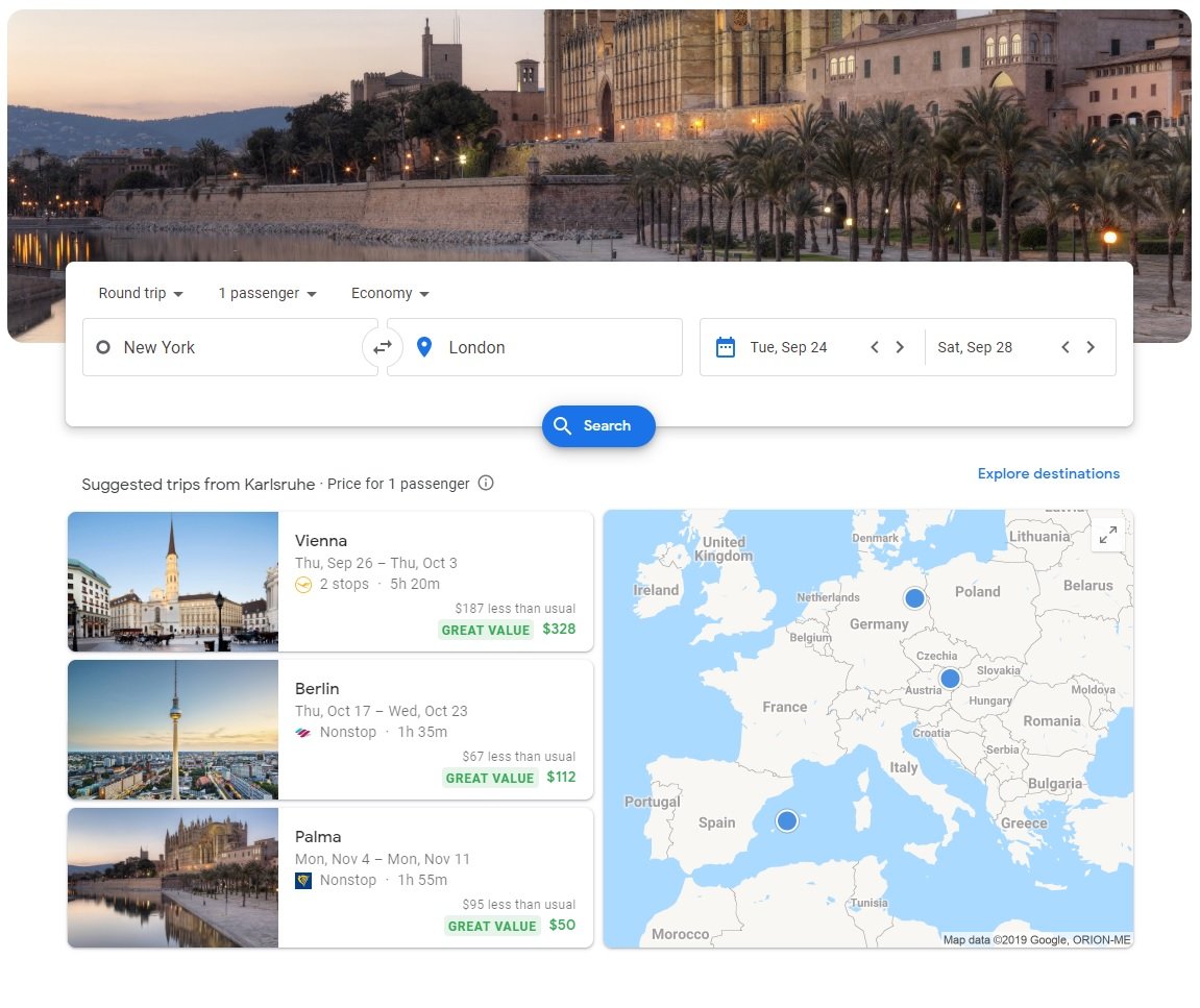 Tips for using Google Flights and buying the best airfare