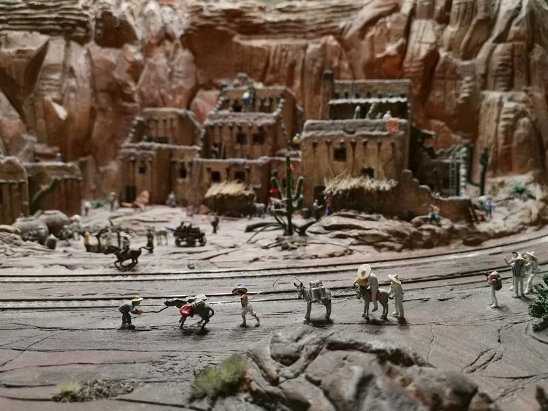 Wild West in Miniatur-Wunderland in Hamburg Germany