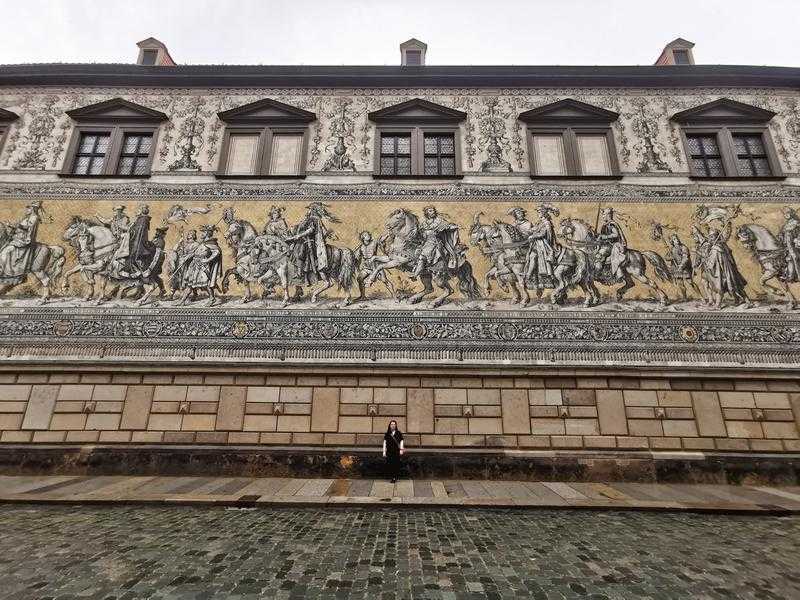 Things to do in Dresden in Saxony, Germany – Travel Tips - the Fürstenzug, the large mural depicting a mounted procession of Saxony’s rulers.