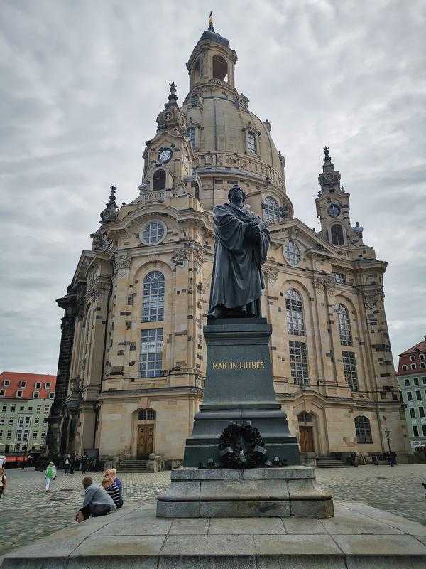 Things to do in Dresden in Saxony, Germany – Travel Tips - Frauenkirche, the Church of Our Lady, the main Lutheran church in the city of Dresden.