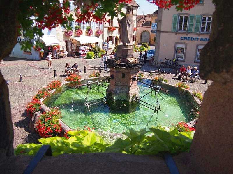 The Most Beautiful Villas in France - Eguisheim one of the Les Plus Beaux Villages de France in Alsace, France