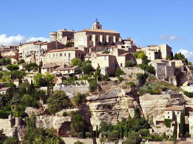 The Most Beautiful Villas in France - Gordes one of the Les Plus Beaux Villages de France in Provence, France