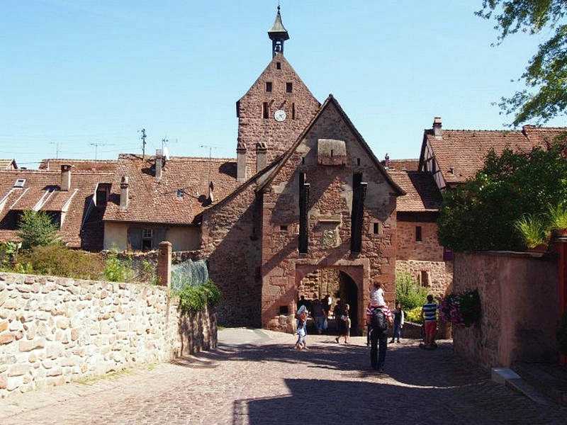 The Most Beautiful Villas in France - Riquewihr one of the Les Plus Beaux Villages de France in Alsace, France