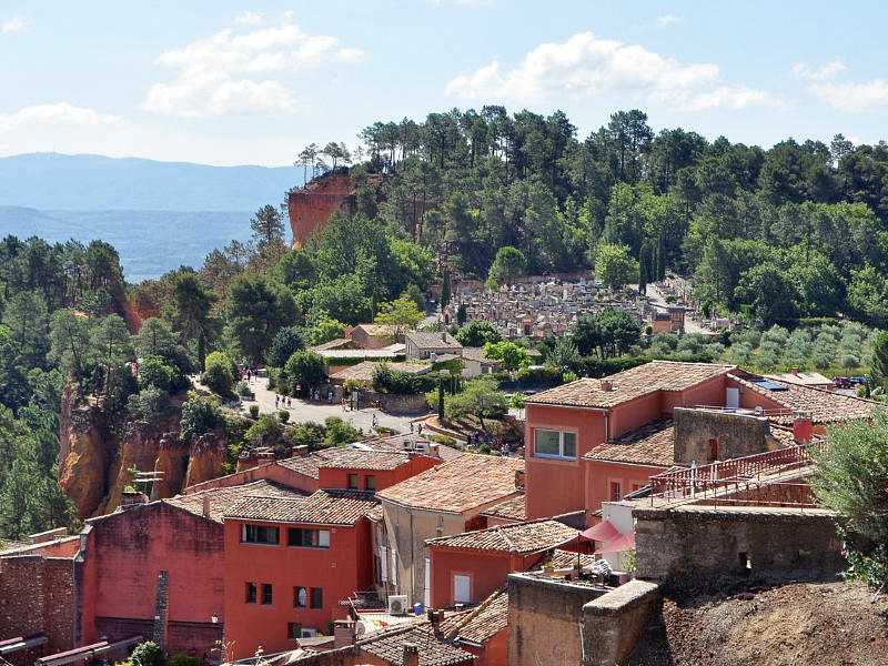 The Most Beautiful Villas in France - Roussillon one of the Les Plus Beaux Villages de France in Provence, France