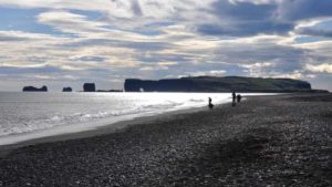 Iceland's black sand beaches, including Reynisfjara and Vík í Mýrdal