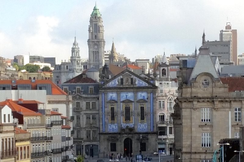 5 Churches with blue tile facades in the city of Porto in Portugal - Igreja De Santo Antonio Dos Congregados.