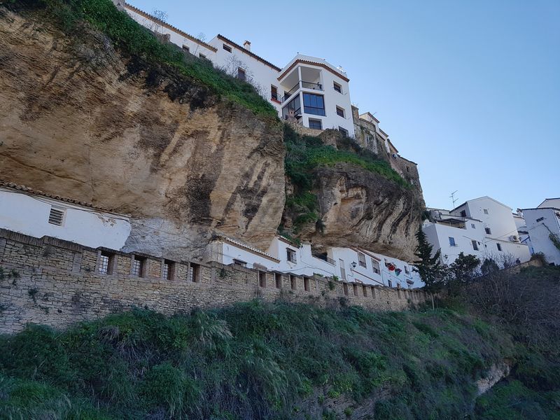 Pueblo Blancos Route, a perfect tour in the Andalusia region of Spain - Setenil de las Bodegas and the houses encrusted in the mountains