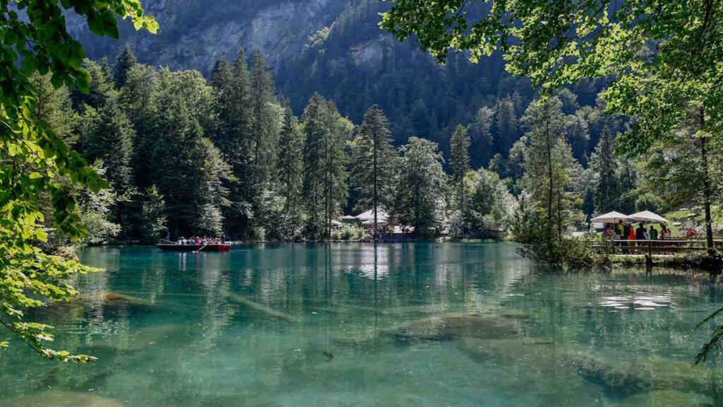 Lake Blausee, an incredible trip near Interlaken and Bern in Switzerland