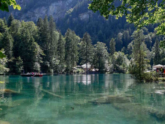 Lake Blausee, incredible trip near Interlaken and Bern, Switzerland