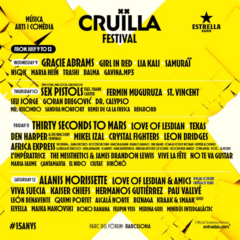 Cruïlla Festival 2025 in Barcelona, Spain