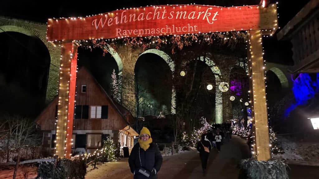 How to Visit the Christmas Market in Ravenna Gorge in Germany