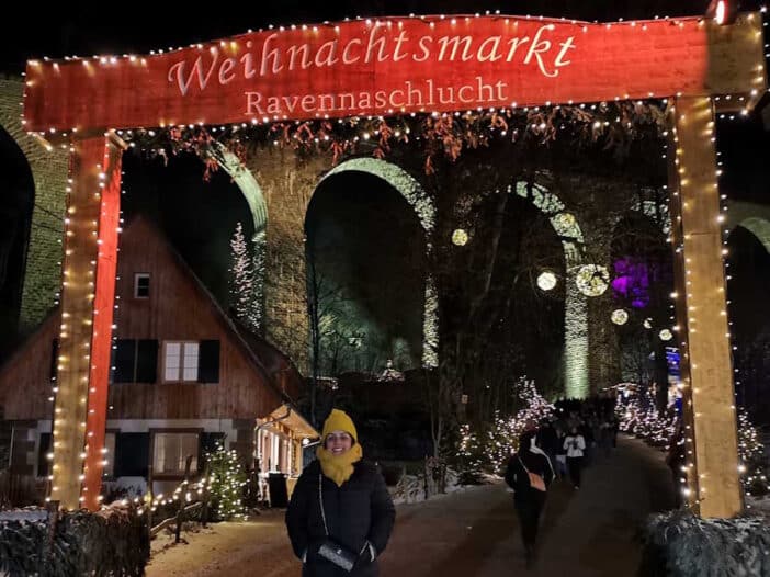 How to Visit the Christmas Market in Ravenna Gorge in Germany